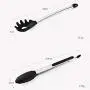 Silicone Cooking Set Of 10 Stainless Steel Handle Kitchenware Set Non-Stick Cookware Cooking Spoon Shovel