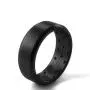 BULZi Wedding Bands, Massaging Comfort Fit Premium Silicone Ring with Airflow, Men’s and Women’s Rings, Breathable Flexible Work Safety Comfort