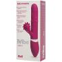 Doc Johnson iVibe Select - iRoll - Silicone Rabbit-Style Vibrator - Pleasure Beads Along Shaft Move Up-and-Down, Clit-Stimulating Wheel of Rotating Silicone&quotTongues", Pink