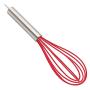 Silicone Kitchenware Set 10 Piece Set Silicone Scraper Brush Food Clip Cooking Shovel Spoon Kitchen utensils Spoon (Color : Red)