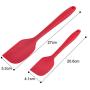 10 pcs Red Silicone Baking Nonstick kitchenware Cookware Cooking Tool