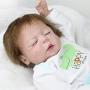 NPK Realistic Reborn Baby Dolls Boy Silicone Full Body 22 Inches Sleeping Baby Look Real Cute Newborn Reborn Dolls Anatomically Correct