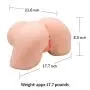 Life-Size Sex Doll Male Masturbator 3D Realistic Pussy Ass with Tight Vagina Anal Canals & Torso Inside TPE Silicone Love Doll for Men Masturbation (17.7 X 11.6 X 8.3 Inches)