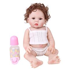 CHAREX Belly Reborn Baby Dolls, 18 Inches Full Body Silicone Vinyl ,Weighted Realistic Baby Doll