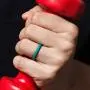 ThunderFit Womens Thin Swivel Rings, 10 Rings / 8 Rings / 4 Rings / 1 Ring - Stackable Silicone Wedding Rings - 2.5mm Wide - 2mm Thick