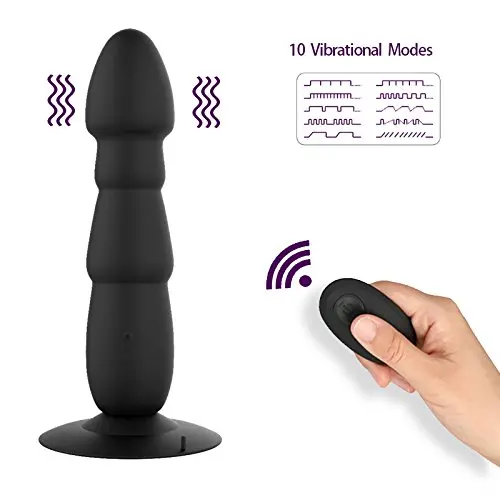 Silicone Vibration Massage Balls Back Plug Toys for Men Women Couples