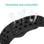Hanlesi Bands Compatible with Fitbit Charge 2, Soft Silicone Breathable Fashion Sport Strap for Fit bit Charge2 Replacement Original Accessory
