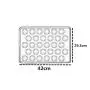 2 Pcs Silicone Cooking Mat Set - Washable Reusable Tray Liner Kitchenware Baking Dough Tools Non-Stick Non-Slip Grey