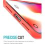 TOZO for iPhone XR Case Hybrid Soft Grip Matte Finish Frame Clear Back Panel Ultra-Thin [Slim Fit] Cover for iPhone XR 6.1 Inch 2018 (RED)