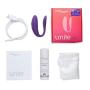 We-Vibe Unite 2 Couples Vibrator, Body Safe Silicone, Rechargeable, Hands Free Clitoral Vibrator with We-Vibe 30 ml Lube