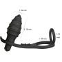 Power Massager,Silicone B?tt-Plug Adult Sexxe Products,Black Wireless Waterproof USB for Muscles Handheld & Sports Recovery