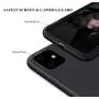 Soke iPhone 11 Case, iPhone 6.1 Inch Case 2019, Shockproof Soft Silicone Case Cover with Premium Microfiber Lining [Full-Body Protection + Precise Cutouts] for iPhone 11 6.1"，Black