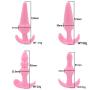 Sexy Toys 4PCS Anal Plug Set Medical Silicone Sensuality Anal Toys