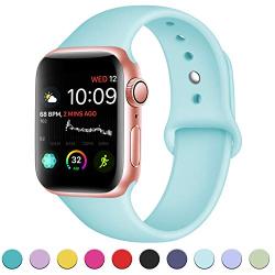 DaQin Band Compatible with Apple Watch 38mm 40mm 42mm 44mm for Women and Men, Sport Replacement Wristbands for iWatch Series 5 Series 4 Series 3/2/1, S/M, M/L
