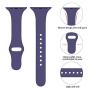 Zekapu Sport Band Compatible for Apple Watch 38mm 42mm 40mm 44mm, Soft Silicone Narrow Slim Sport Replacement Wristband for iWatch Series 5, Series 4, Series 3, Series 2, Series 1 Women