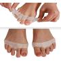 (2 Pairs) Instantly Sooth & Relieve Metatarsal Foot Pain- Premium Ultra-Soft Silicone Provide All Day Comfort & Pain Relief for Diabetic feet, Metatarsalgia, Mortons Neuroma, Bunion, High Heels & More