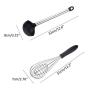 Jiyaru 8 pcs Silicone Kitchen Utensils Heat Resistant Cooking Baking Kitchenware Set