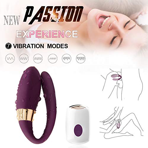 7 Frequency u-Shape Couple Love Stimulation Promote Toy Sport Tool USB Rechargeable Silicone Couples Wand Massage Back Neck Muscles