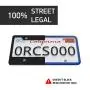 Rightcar Solutions Flawless Silicone License Plate Frame - Rust-Proof. Rattle-Proof. Weather-Proof. - Blue