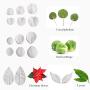 AK ART KITCHENWARE 16pairs Sugar Paste Flower Veining Molds Leaf Veiners Fontant Mold Cake Craft Tools (12 kinds of leaves)
