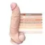 Skin Look Like Realistic Pên?ís Sleeve Extender Delay ?já-cúlátion Silicone Pên?ís Ring 9.5 INCH C-lītǒrís S-timùlátiòn Ring Unisex Toys Tools