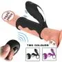 Lfcmf Giftly ?êni? Dual ?ings Orgásmic ?êni? ?ings Mini bǚllet Vi`br?tórs Silicone Material Toys for Couple (Color : Black)