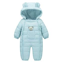 Rmeioel Newborn Baby Boys Girls Kids Rompers Winter Thick Cotton Warm Soft Cute Clothes Jumpsuit