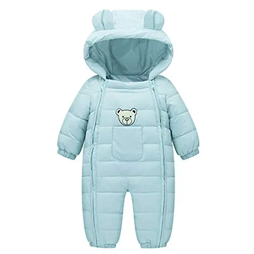 Rmeioel Newborn Baby Boys Girls Kids Rompers Winter Thick Cotton Warm Soft Cute Clothes Jumpsuit