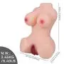 3D Realistic Love Doll Sex Toys Pussy Masturbator Silicone Vagina Anal Pussy Men Masturbators with Tits Vagina/Pussy Anus Anal (5.4 lb)