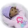 TERABITHIA 22inch Black Gentle Touch Alive Collectible African-American Reborn Baby Girl Dolls Look Real