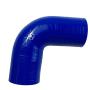 I33T 90-Deg Elbow Coupler 3-Ply Silicone Hose Intercooler Tube Pipe Racing Universal Inner Diameter 2.0 Inch Leg Length 4 Inch Blue