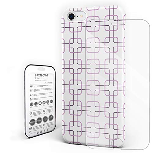 Cases Cover for iPhone 6, iPhone 6s, Slim Fit Hard Plastic Shell Full Protective Anti-Scratch Resistant Cover for iPhone 6 / iPhone 6s 4.7" Modern Simple Geometric Design