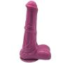 QWE Womens Sex Device Silicone Simulation Penis Anal Plug Adult Sex Toy Animal Fake Penis Simulation Silicone, Size: 26 4.8 5.5Cm (Private Packaging)