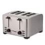 QIN.J.FANG-Kitchen 220V Stainless Steel 4-Slice Toaster,rapid heating widened barbecue trough,LED light indicator