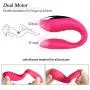 G Spot Vibrator with Clitoris Stimulator, Waterproof Couples Vibrator with 10 Vibration Modes Clitoris Anal Vibrator Wireless Remote Vigina Stimulator Adult Sex Toy for Couples Fun or Women Solo Play