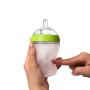 Comotomo Natural Feel Baby Bottle, Green, 8 Ounces
