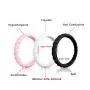 COOLOO Silicone Wedding Ring for Women, 2/5/10 Packs Thin Stackable Braided Rubber Wedding Bands, Comfortable Durable, Affordable Fashion Elegant, Skin Safe