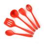 Ly-gctz Silicone kitchenware Set Kitchen Long Handle Cooking Spoon Shovel Full Home Cooking Kitchen Supplies Spatula Set
