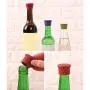 Silicone Wine Stoppers by GNAWRISHING 5Pcs Reusable Silicone Bottle Cap Made of Food Grade Silicone, BPA FREE, Good for Wine, Beer and Others Beverage Bottles (5 Colors)