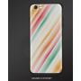 Case for Apple iPhone 6 and iPhone 6s,Shock-Absorption Bumper Cover,Anti-Scratch Back,Modern Art Home Decor,Purity Complex Themed Blurry Gradient Diffraction Display Creative Concept,Multi