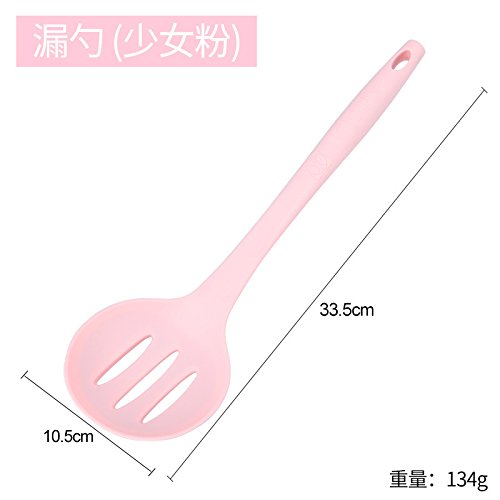 Dana Carrie shovels silicone shovel non-stick inner pot spatula home kitchen spatula kitchenware silicone spatula, pink colander