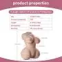 Life-Size Prime M-astùrbetion Cup Toys for Men Hands Free Stùck Male Realistic D-olls Silicone TPE Female Torso Love