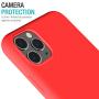 TOZO for iPhone 11 Pro Case 5.8 Inch (2019) Liquid Silicone Gel Rubber Shockproof Shell Ultra-Thin [Slim Fit] Soft 4 Side Full Protection Cover for iPhone 11 Pro with [Red]