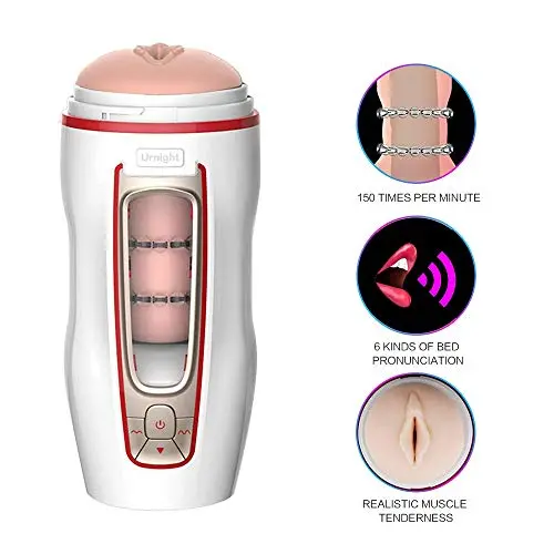 Vibret Smart Deluxe Aircraft Cup Powerful Thrusting Multiple Modes Electric Masturabation Cup 3D Channel Pocket Toys for Successful Man T-Shirt Underwear for Men - Intelligent Voice