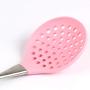 Gwjs Silicone Stainless Steel Kitchenware, Non-stick Spatula Stainless Steel Kitchen Set Silicone Kitchenware Cooking Utensils-pink 34cm(13.4inch)