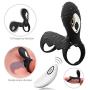 Vibrating Male Wand Massager Rechargeable Wireless Remote Control Back Neck Shoulder Relaxation Massaging with Multiple Men Vibrator Medical Silicone Vibration Toys,Best Relaxing Gift Toy