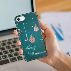 Full Protective iPhone 6 Case Cover, Stylish Slim Fit Shell Hard Plastic Case Cover Anti-Scratch Back for iPhone 6 & iPhone 6s 4.7" (Screen Protector Included) - Merry Christmas Decorative Pendants