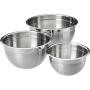 AmazonBasics Stainless Steel Mixing Bowls, Set of 3