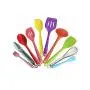 Kitchenware Utensils Set 10 Piece MlticolorPremium Silicone Heat Resistant Non-Stick Cooking Professional Tools