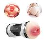SHHMSG Silicone Male Toys Realistic Automatic Pussycats Sucking Aǐrcrāft Cup Vibrate for Male Self Pleasure Hands Free Play